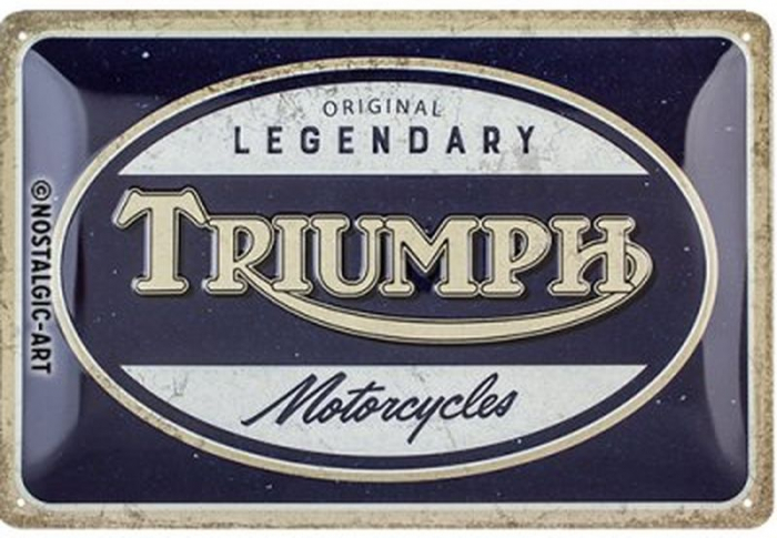 Blechschild Triumph 1